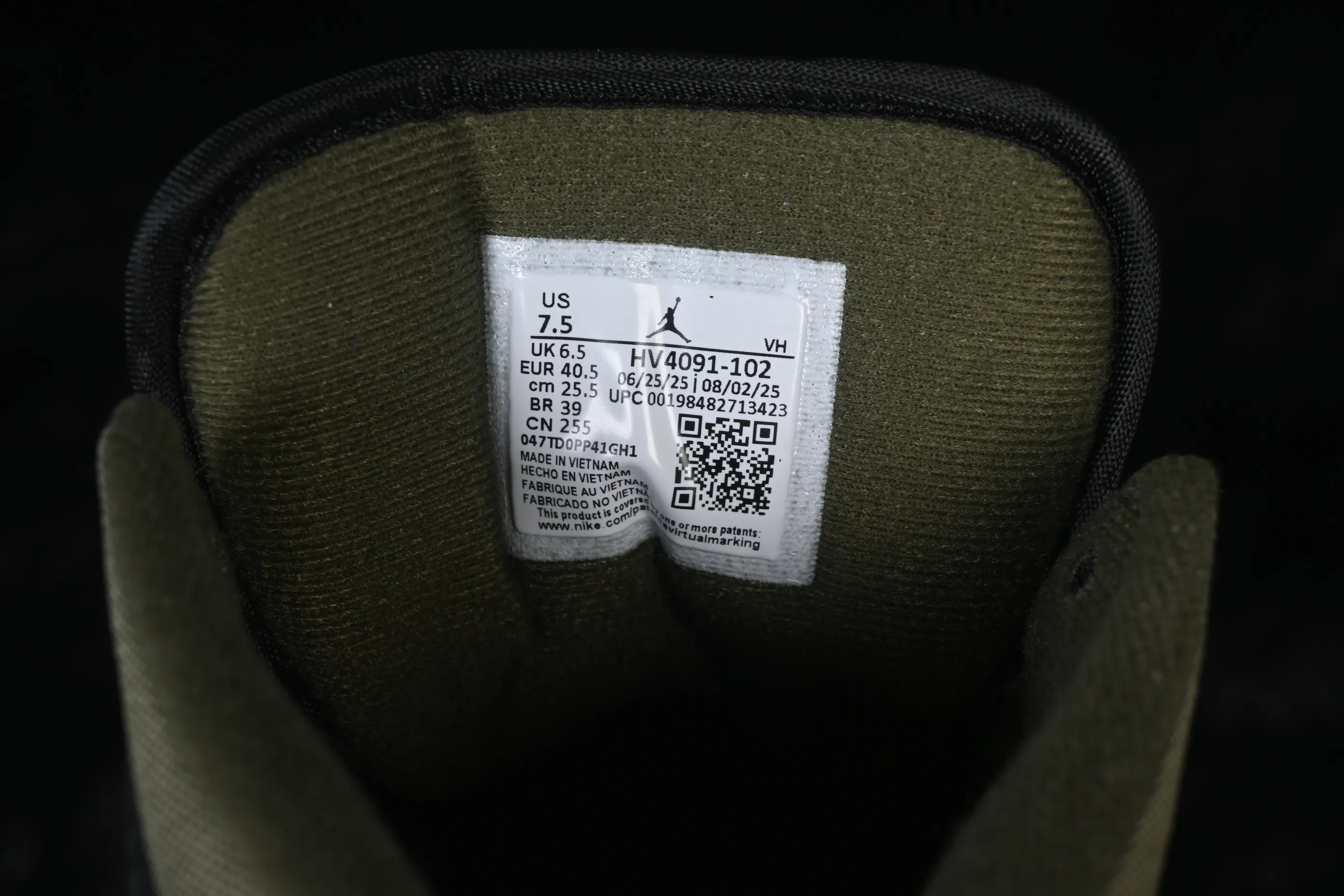 All categories Air Jordan Jordan series basketball shoes Air Jordan 1 Mid Air Jordan 1 Mid AJ1 Joe 1 olive green Chinese culture and leisure sneakers HV4091-102